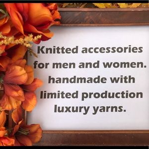 Hand Knit Accessories for Men and Women